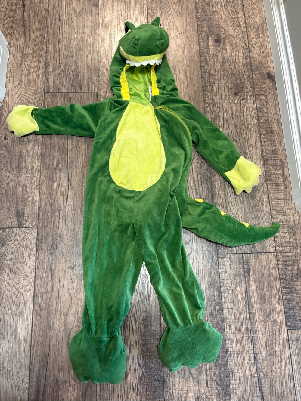 Green Dino Plush Kids Costume - Brand:
